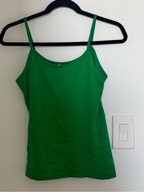 Zara Green Spaghetti Strap Camisole